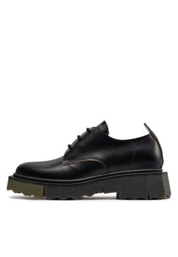 OFF-WHITE - Off-White Półbuty IF013S22LEA0011063 Czarny. Kolor: czarny. Materiał: skóra