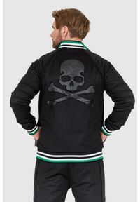 Philipp Plein - PHILIPP PLEIN Dres męski z czaszką i kośćmi, Rozmiar XL. Kolor: czarny. Materiał: dresówka #10