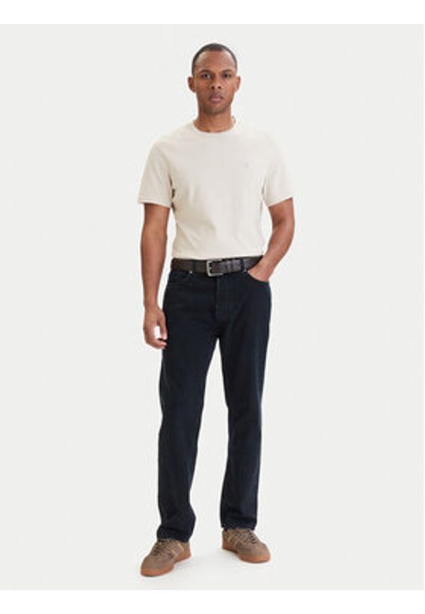 Barbour T-Shirt Tartan MTS0670BE12 Beżowy jasny Tailored Fit. Kolor: beżowy. Materiał: bawełna