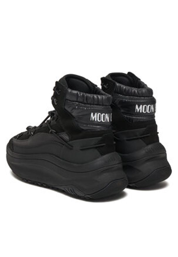 Moon Boot Sneakersy 80D2490030 Czarny. Kolor: czarny. Materiał: skóra