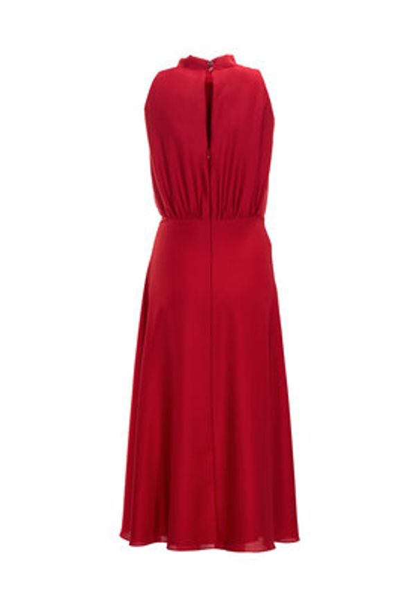 Swing Sukienka koktajlowa 5AI13700 Czerwony Regular Fit. Kolor: czerwony. Materiał: syntetyk. Styl: wizytowy
