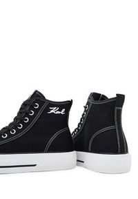 Karl Lagerfeld - KARL LAGERFELD Trampki KL60655 Czarny. Kolor: czarny. Materiał: materiał #6