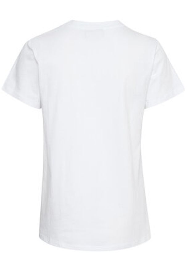Kaffe T-Shirt Marin 10506137 Biały Regular Fit. Kolor: biały. Materiał: bawełna