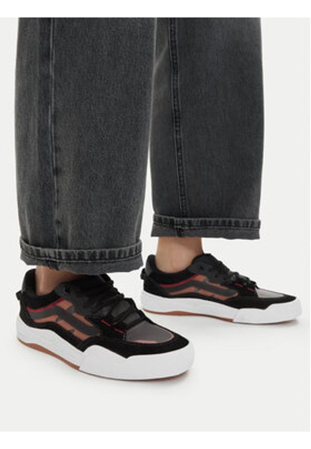 Vans Sneakersy Skate 2 Wayvee VN000D5DBFM1 Czarny. Kolor: czarny. Materiał: skóra, zamsz. Sport: skateboard