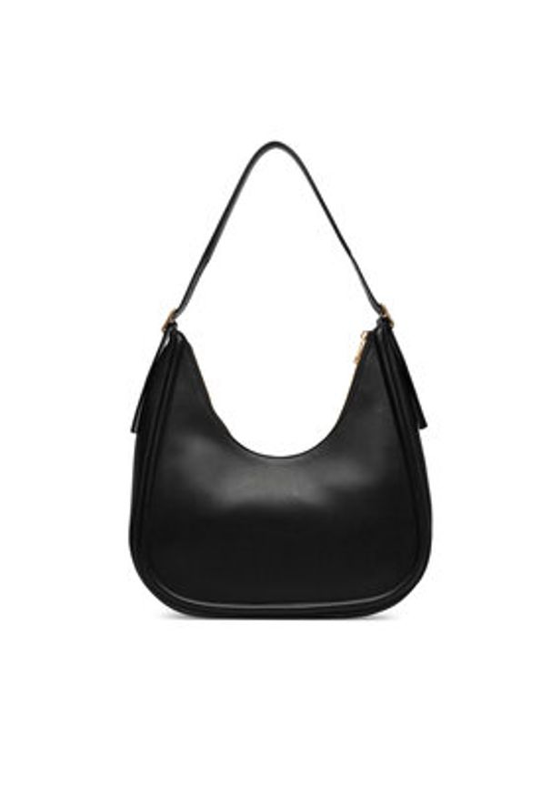 Calvin Klein Torebka Bold Ck Crescent Bag LV04F3427G Czarny. Kolor: czarny. Materiał: skórzane