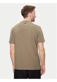 BOSS - Boss T-Shirt 50513010 Beżowy Regular Fit. Kolor: beżowy. Materiał: bawełna #5
