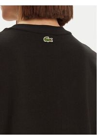 Lacoste Sukienka codzienna EF9573 Czarny Regular Fit. Okazja: na co dzień. Kolor: czarny. Materiał: bawełna. Typ sukienki: proste. Styl: casual #3