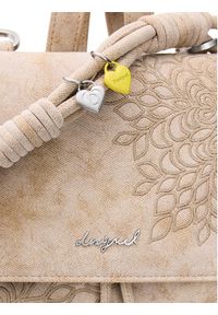 Desigual Plecak 26SAKP40 Beżowy. Kolor: beżowy. Materiał: skóra #2