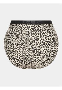 MICHAEL Michael Kors Dół od bikini Abstract Animal MM3K605 Beżowy. Kolor: beżowy. Materiał: syntetyk