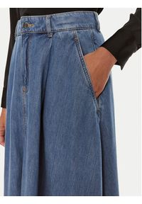 BOSS - Boss Spódnica jeansowa 50516021 Niebieski Regular Fit. Kolor: niebieski. Materiał: bawełna #4