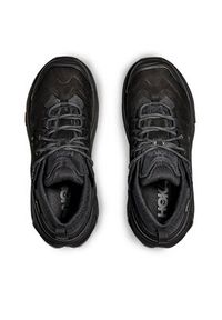 HOKA - Hoka Trekkingi Kaha 3 Low GTX 1162533 Czarny. Kolor: czarny. Materiał: skóra