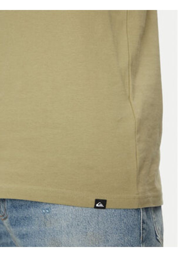 Quiksilver Tank top EQYZT08029 Zielony Relaxed Fit. Kolor: zielony. Materiał: bawełna