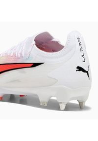 Buty piłkarskie Puma Ultra Ultimate MxSG M 107504-01 białe białe. Zapięcie: sznurówki. Kolor: biały. Materiał: syntetyk. Szerokość cholewki: normalna. Sport: piłka nożna