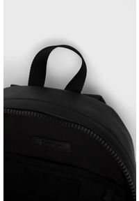 Calvin Klein plecak męski kolor czarny duży gładki. Kolor: czarny. Materiał: poliester. Wzór: gładki #3