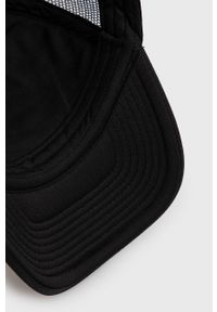 Quiksilver czapka kolor czarny wzorzysta. Kolor: czarny