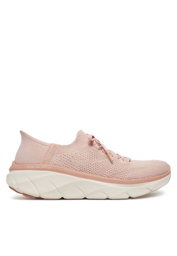 skechers - Skechers Sneakersy D'Lux Walker 2.0-Thrill Movement 150105/ROS Różowy. Kolor: różowy. Materiał: materiał