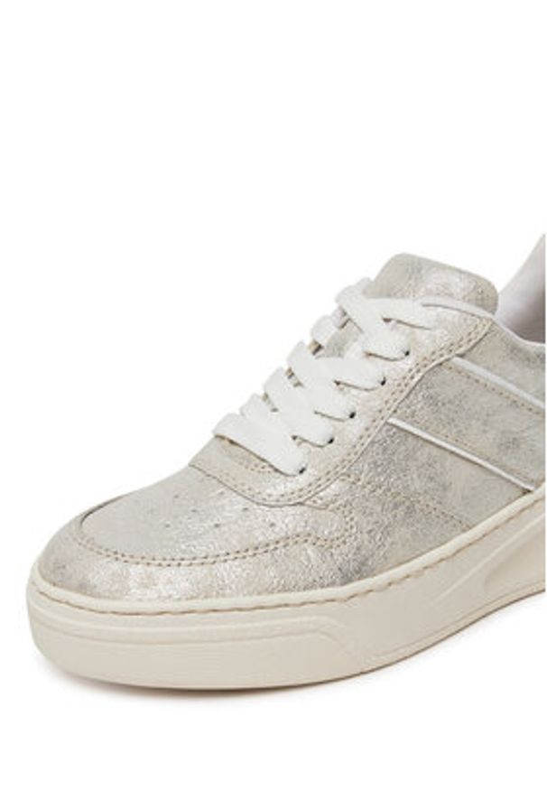 Rieker Sneakersy N6402-40 Srebrny. Kolor: srebrny. Materiał: materiał, syntetyk