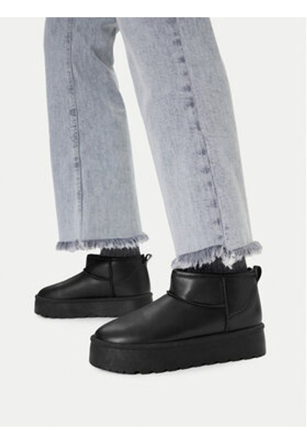 Jenny - JENNY Botki CEO-WSX23-19 Czarny. Kolor: czarny. Materiał: materiał