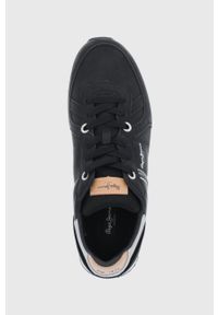Pepe Jeans Buty Tinker Road kolor czarny. Nosek buta: okrągły. Zapięcie: sznurówki. Kolor: czarny. Materiał: guma #5