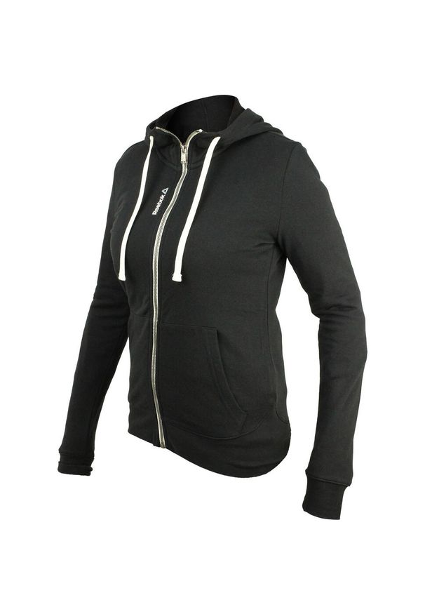 Bluza z kapturem Reebok Fitness El French Terry, Kobiety. Typ kołnierza: kaptur. Kolor: czarny. Materiał: materiał, elastan. Sport: fitness