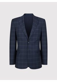 Pako Lorente - PAKO LORENTE – Granatowa marynarka garniturowa. Kolor: niebieski. Styl: elegancki #4
