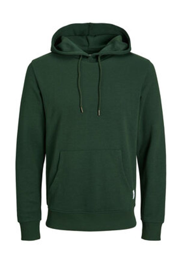 Jack & Jones - Jack&Jones Bluza 12182537 Zielony Standard Fit. Kolor: zielony. Materiał: bawełna