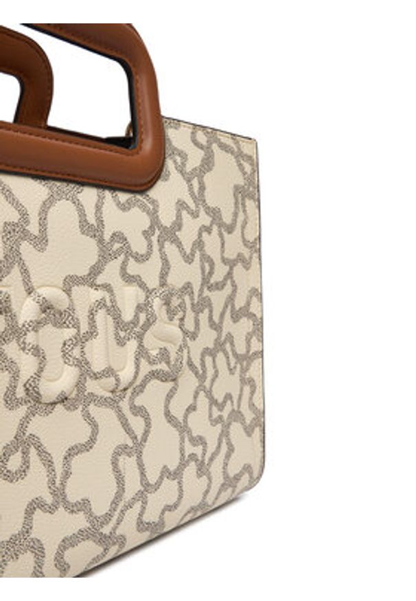 Tous - TOUS Torebka Kaos Icon 2001946301 Beżowy. Kolor: beżowy. Materiał: skórzane