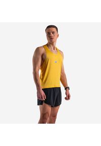 Tank top DZIK® PRO RUN żółty. Kolor: żółty. Materiał: materiał. Sport: bieganie