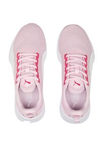 Buty dla dzieci Puma Flyer Runner Jr. Kolor: różowy. Materiał: guma, materiał, tkanina, syntetyk
