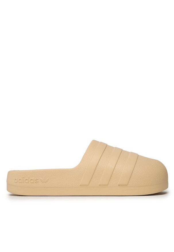 Adidas - Klapki adidas. Kolor: beżowy