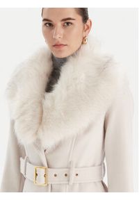 Marciano Guess Płaszcz wełniany 5BGL26 1799Z Écru Regular Fit. Materiał: syntetyk #6