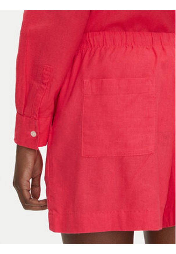 GAP - Gap Szorty materiałowe 713386-02 Różowy Regular Fit. Kolor: różowy. Materiał: len, wiskoza