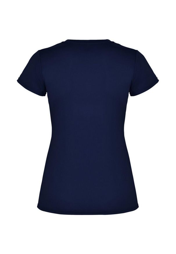 ROLY - Damska Koszulka Sportowa Montecarlo Z Krótkim Rękawem. Kolor: niebieski. Długość rękawa: krótki rękaw. Długość: krótkie. Sport: turystyka piesza