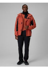 4f - 4F Spodnie trekkingowe szybkoschnące męskie - czarne 3XL. Kolor: czarny. Materiał: tkanina, materiał. Długość: długie. Sport: turystyka piesza #1