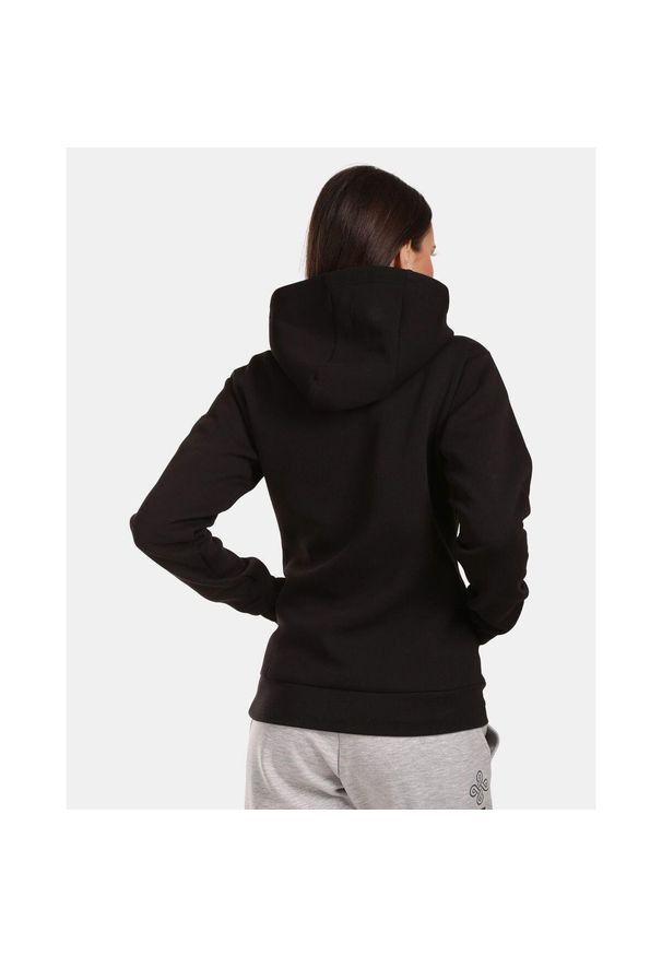 Bluza damska z kapturem Kilpi Niky. Typ kołnierza: kaptur. Kolor: czarny
