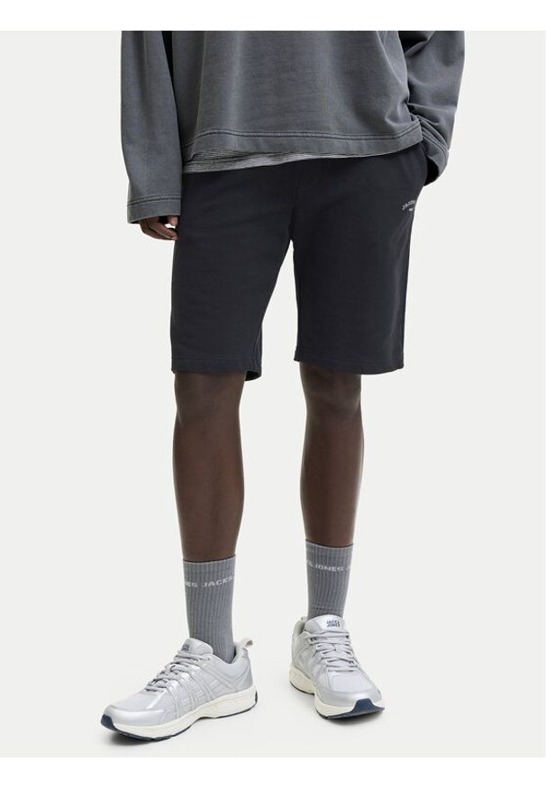 Jack & Jones Szorty sportowe Gordon College 12289726 Czarny Regular Fit. Kolor: czarny. Materiał: bawełna. Styl: sportowy