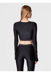 Versace Jeans Couture Bluzka 73HAH218 Czarny Slim Fit. Kolor: czarny. Materiał: syntetyk #2