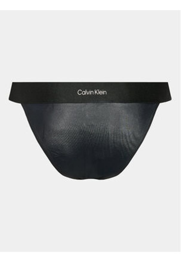 Calvin Klein Swimwear Dół od bikini KW0KW02270 Czarny. Kolor: czarny. Materiał: syntetyk