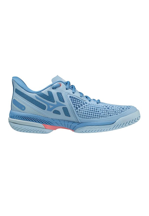 Buty do tenisa damskie Mizuno Wave Exceed Tour 5 AC. Kolor: biały, wielokolorowy, niebieski. Model: Mizuno Wave. Sport: tenis