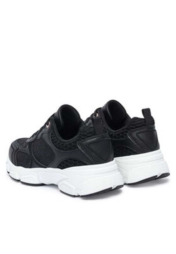Guess Sneakersy FLTIDY ELE12 Czarny. Kolor: czarny. Materiał: skóra