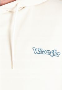 Wrangler - WRANGLER GRAPHIC HOODIE MĘSKA BLUZA LOGO NADRUK TURTLEDOVE W674I3C23 112337483. Wzór: nadruk #1