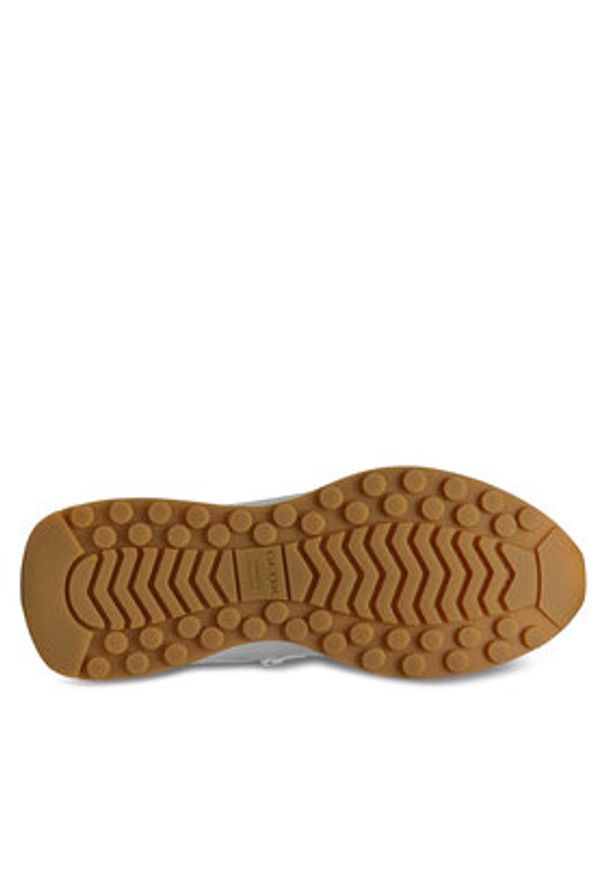 Geox Sneakersy D Amabel D46MDA 00085 C1000 Biały. Kolor: biały. Materiał: skóra