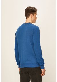Izod - Sweter. Okazja: na co dzień. Kolor: niebieski. Materiał: bawełna, dzianina. Wzór: gładki. Styl: casual #6