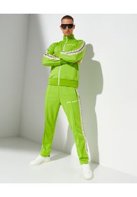 PALM ANGELS - Neonowe zielone spodnie dresowe. Kolor: zielony. Materiał: dresówka #6