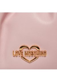 Love Moschino - LOVE MOSCHINO Torebka JC4341PP0IKT0601 Różowy. Kolor: różowy. Materiał: skórzane #4