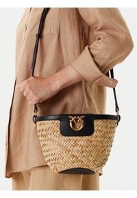 Pinko - PINKO Torebka Love Summer Bucket PE 25 PLTT 103325 A1RL Beżowy. Kolor: beżowy #1