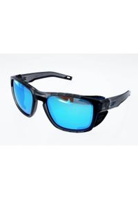 JULBO - Okulary przeciwsłoneczne sportowe górskie Julbo Shield M Spectron 3 CF. Kolor: szary, niebieski, wielokolorowy. Sport: turystyka piesza