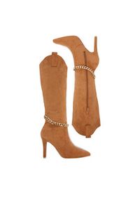 DeeZee Kozaki JDY210930 Brązowy. Kolor: brązowy. Materiał: materiał #4