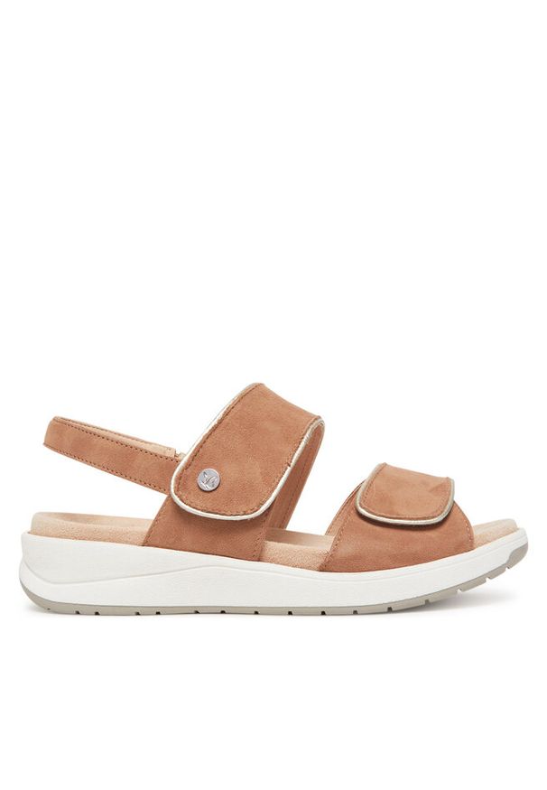 Sandały Caprice. Kolor: brązowy