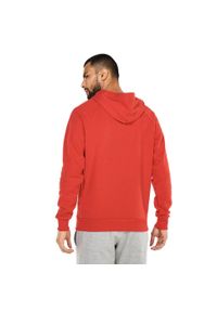 Under Armour - Męska Polarowa Bluza Treningowa Rival Big Logo. Kolor: czerwony. Materiał: polar